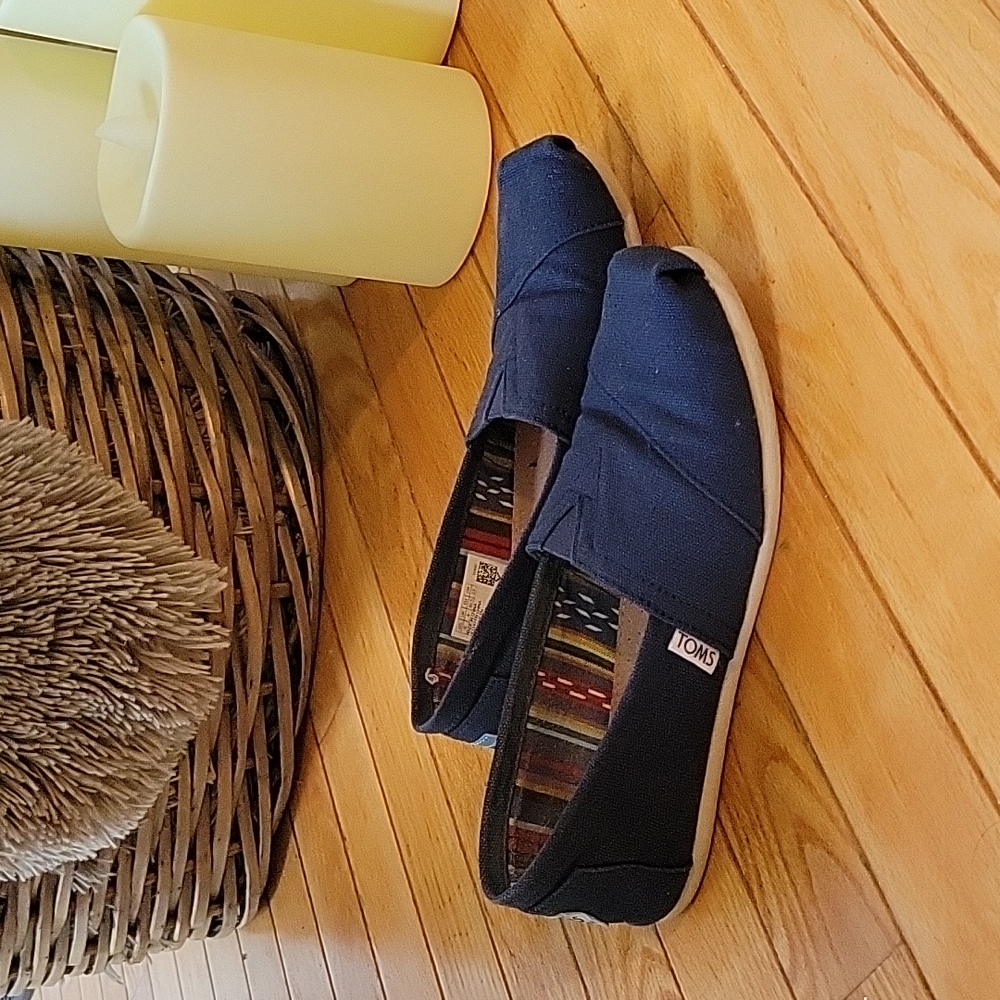 Navy Blue TOMS